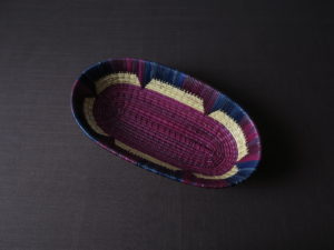 Colored Woven Basket - Niger