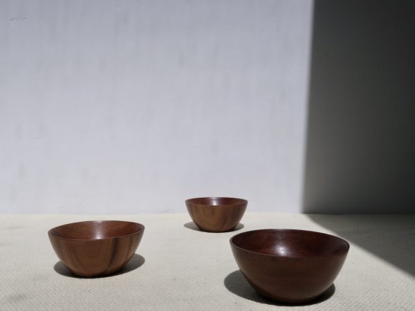 Set of three wooden bowls - Africa Blooming Shop
