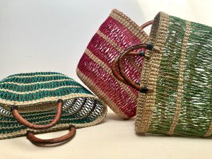 Funky woven basket
